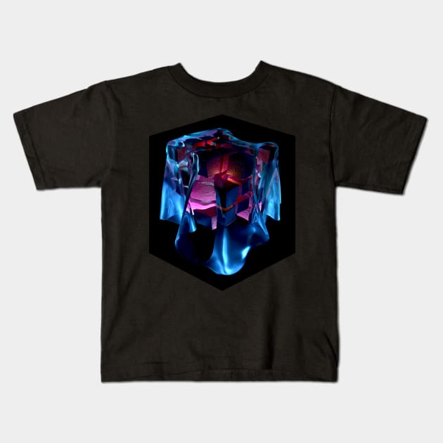 3d abstract art Kids T-Shirt by kuts